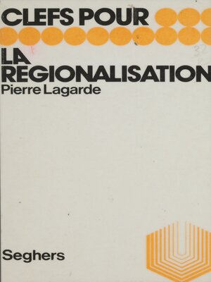 cover image of La régionalisation